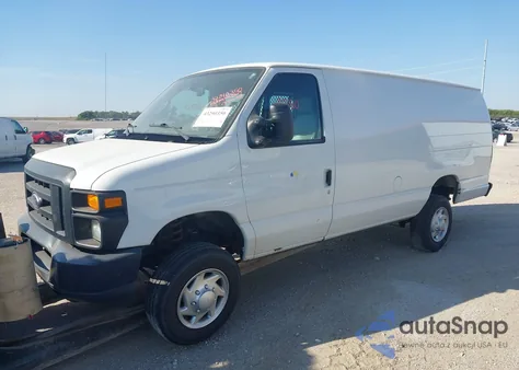 2014 Ford E-150 Commercial z USA, uszkodzony, nr VIN 1FTNS1EWXEDA68244